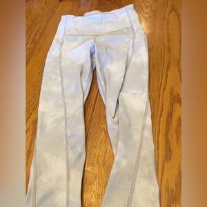 White Athleta leggings